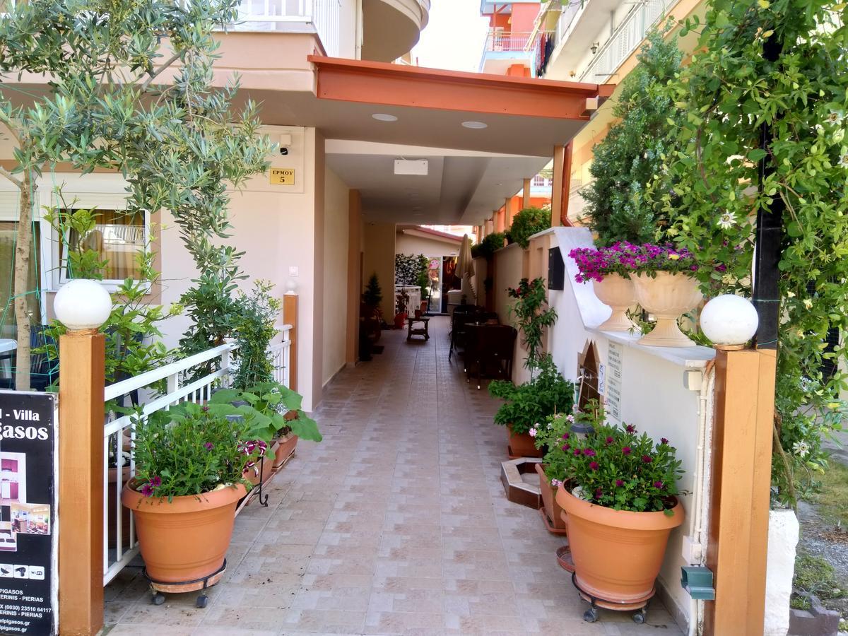 Hotel Villa Pigasos Паралия-Катерини Экстерьер фото